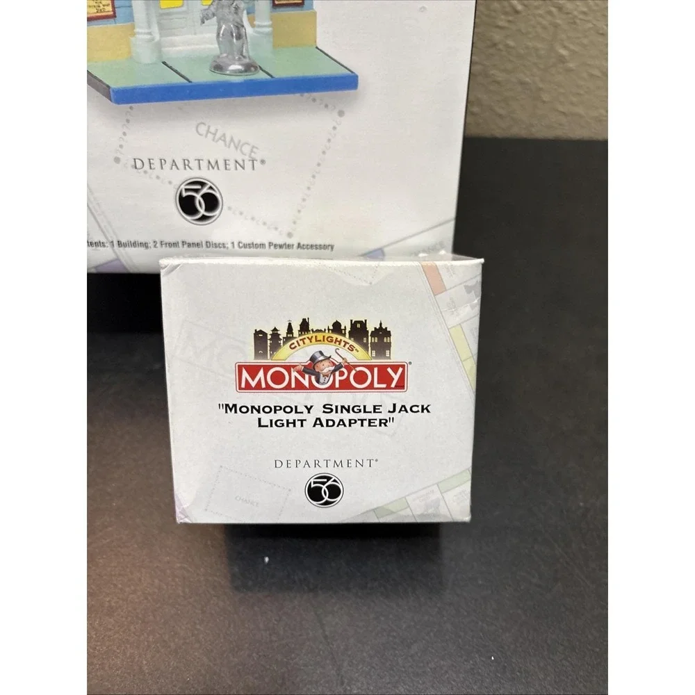 Dept 56 Monopoly Marvin‎ Gardens Opera Du Jardin 280 City Lights Series Building